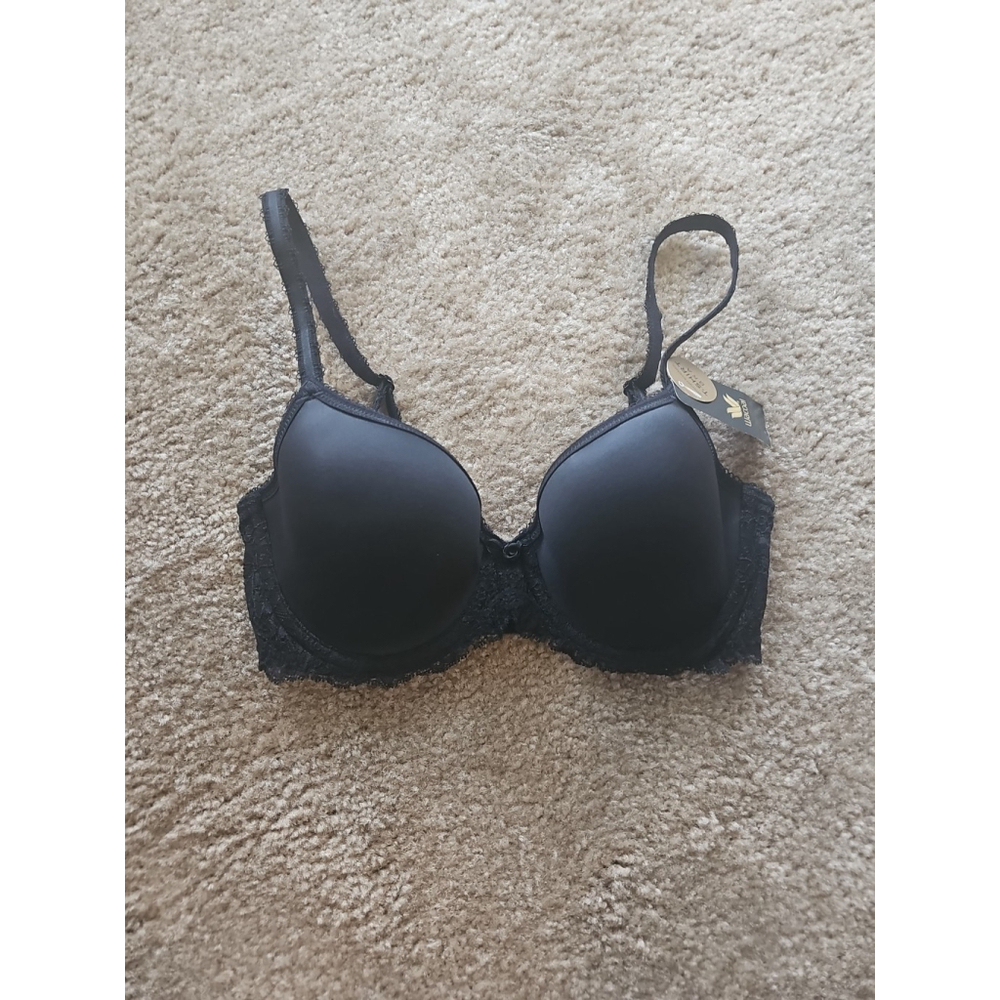 Wacoal Black Spacer Contour Underwire T-Shirt Bra 32C